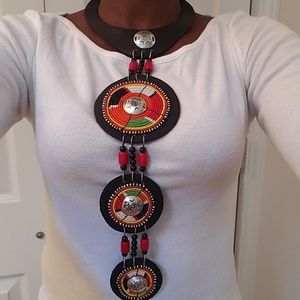 Authentic hand made Maasai necklace